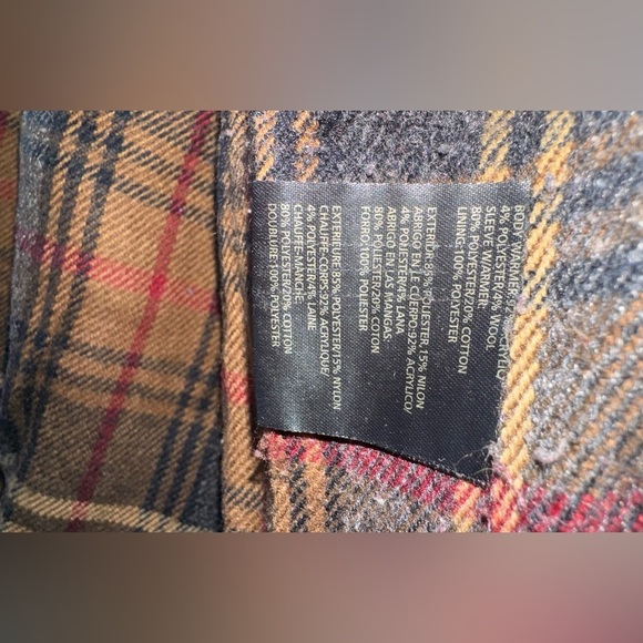 Liz Claiborne Heavy Jacket Women’s Medium Full Zip Lined Beige Microfiber Shell - Picture 6 of 8